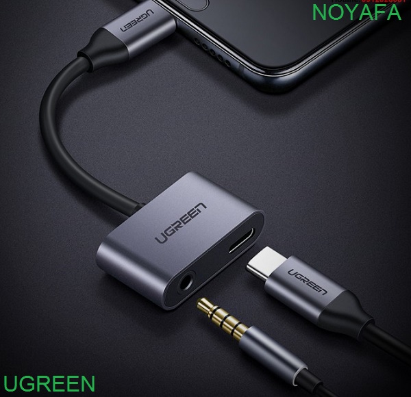 Cáp Type C sang audio + sạc UGREEN 